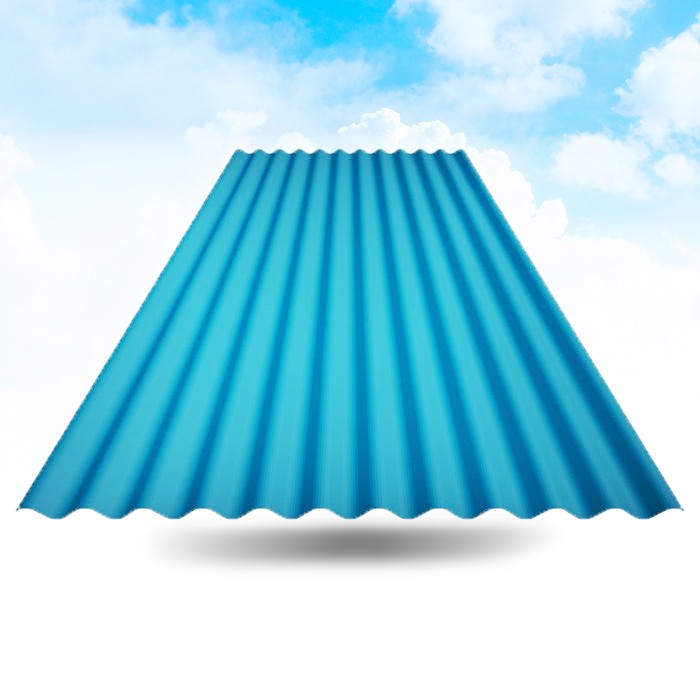 Corrugated — Skyblue