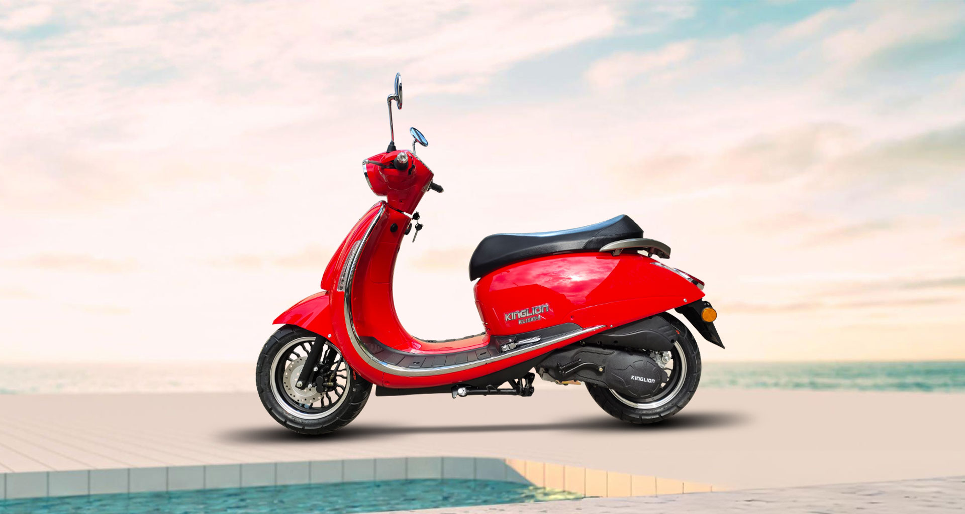 Motorcycles brochure illustration