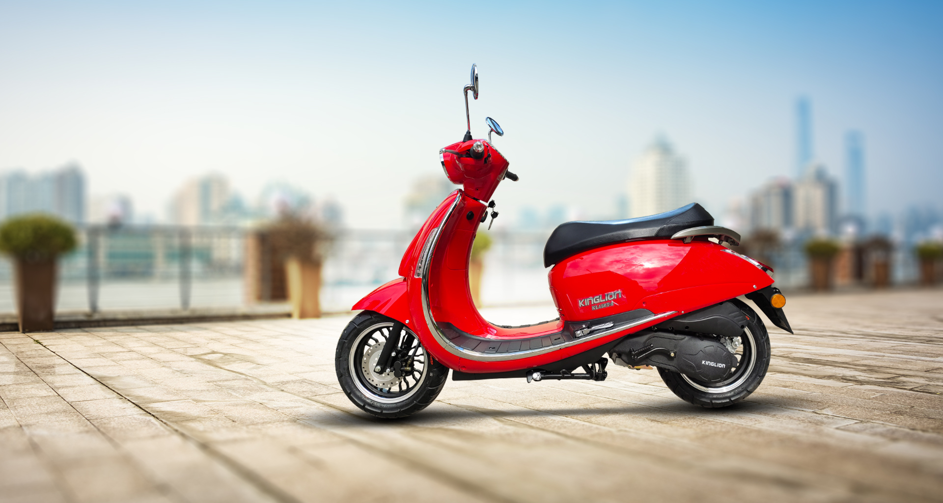 Scooters range illustration